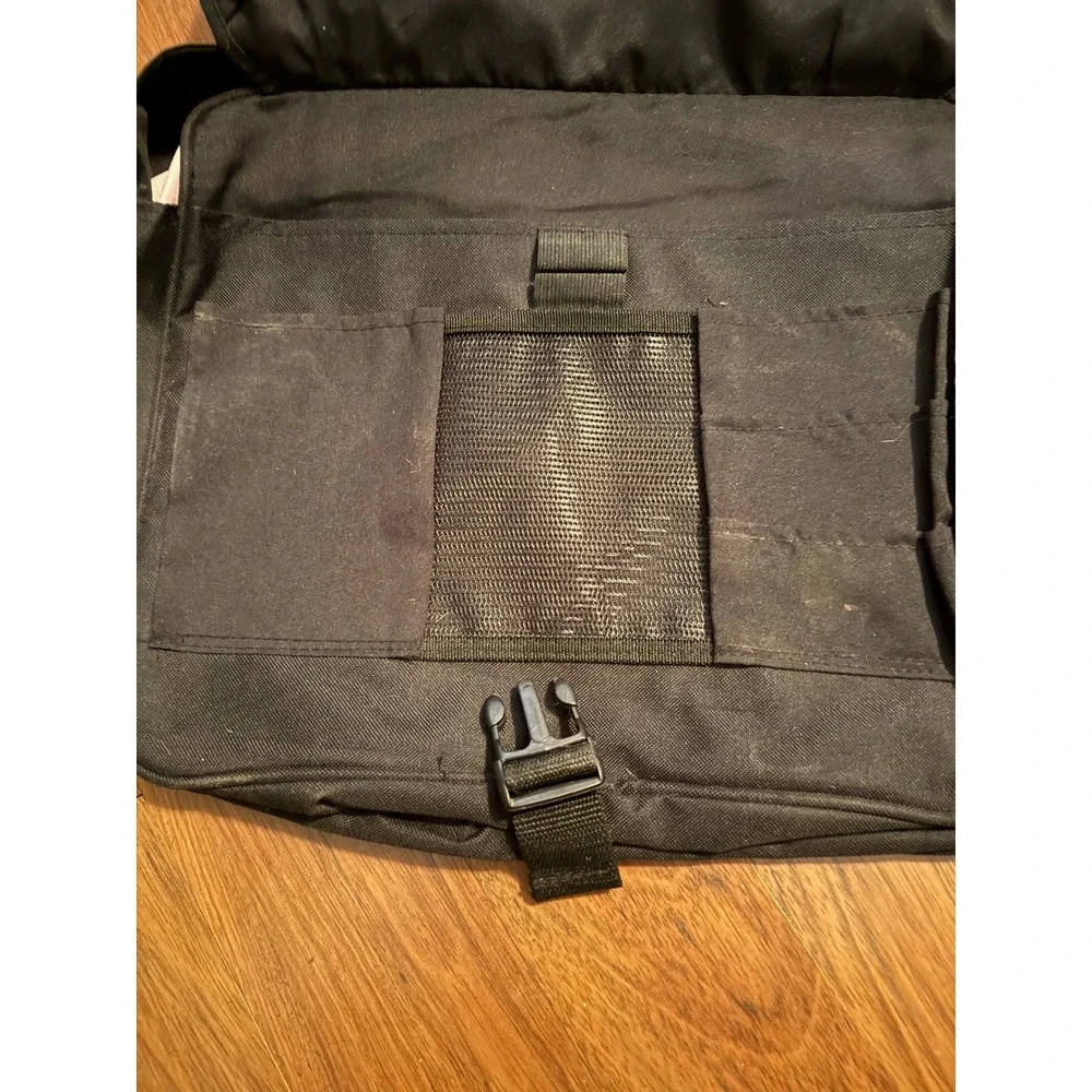 Mary Kay Messenger Bag Black Pink Canvas Consultant Crossbody Laptop Travel Bag